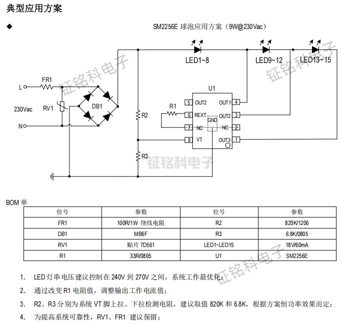 硬核赋能照明行业,SM2256E芯片打造高效低成本照明方案(图1) SM2256E 球泡应用方案.jpg